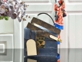 LV M90514 Louis Vuitton Spring Street Monogram Vernis Bag M90454 Blue