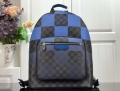 LV N40402 Louis Vuitton Josh Backpack Damier Graphite Blue