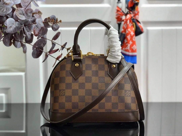 LV N41221 Louis Vuitton Alma BB Damier Ebene M53152 Bag