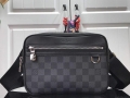 LV N50018 Louis Vuitton Scott Messenger Shoulder Bag Black