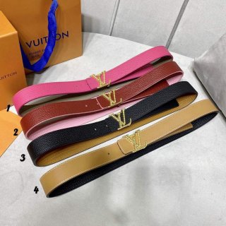 LV Women’s Belts Collection Louis Vuitton Initials 30MM Belt Monogram 19004