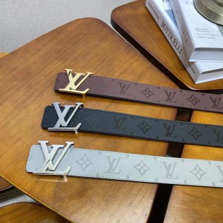 LV Women’s Men’s Belts Collection Louis Vuitton Initials 40MM Belt 19081