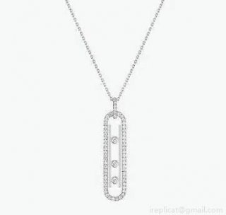 Messika White Gold Diamond Necklace Move Classique 20216