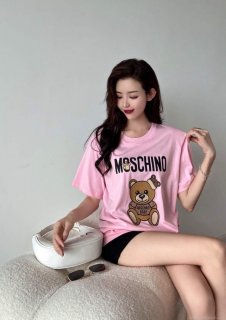 Moschino Women’s T-Shirts Designer Clothing Pink 38090