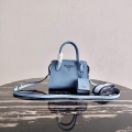 Prada 1BA269 Saffiano Leather Prada Monochrome Bag Blue