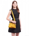 Prada 1BA269 Saffiano Leather Prada Monochrome Bag Yellow