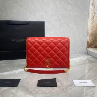 YSL 579607 Yves Saint Laurent Chain Bag Becky Red