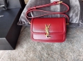 YSL 634306 Yves Saint Laurent Solferino Box small Shoulder Handbag Red