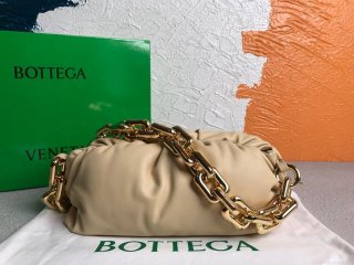 BV 620230 Bottega Veneta Chain Pouch Raintree Bag 92020 Strap 25cm Apricot Gold