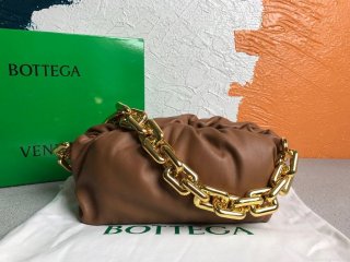 BV 620230 Bottega Veneta Chain Pouch Raintree Bag 92020 Strap 25cm Brown Gold