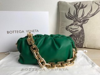 BV 620230 Bottega Veneta Chain Pouch Raintree Bag 92020 Strap 25cm Green Gold