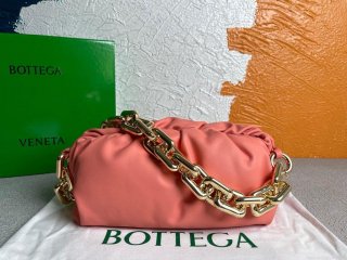 BV 620230 Bottega Veneta Chain Pouch Raintree Bag 92020 Strap 25cm Pink Gold