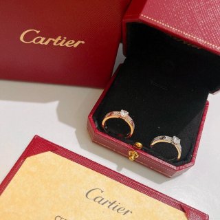 Cartier Ring Love Solitaire Rose Gold Diamond 20206