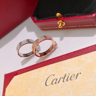 Cartier Ring Love Solitaire White Gold Diamond 20207