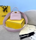 Fendi 8BN320 Peekaboo ICONIC XS Light Purple Nappa Leather 8328 Bag