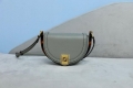 Fendi 8BT346 Moonlight Shoulder Gray Leather Bag