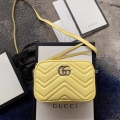 Gucci 448065 GG Marmont Matelassé Mini Bag Yellow