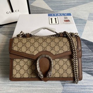 Gucci 621512 Dionysus GG Top Handle Bag Brown