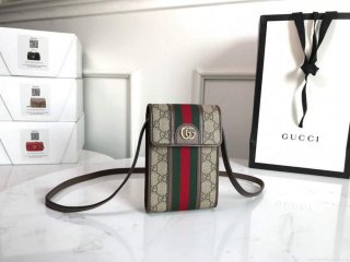 Gucci 625757 Ophidia Mini Bag Brown