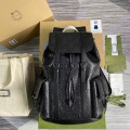 Gucci 625770 GG Embossed Backpack Black