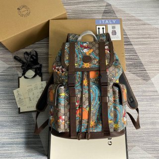 Gucci 645051 Disney x Gucci Donald Duck Medium Backpack Brown