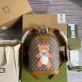 Gucci 647816 KAI x Gucci Teddy Bear Print Backpack Yellow