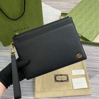 Gucci 658562 GG Marmont pouch Black