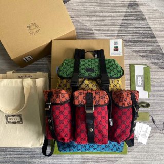 Gucci 658783 GG Multicolour Small Backpack