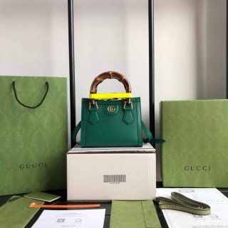 Gucci Diana Mini tote bag top handle bag Gucci 655661 Green