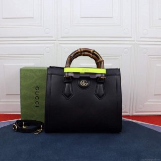 Gucci Diana small tote bag top handle bag 660195 Black