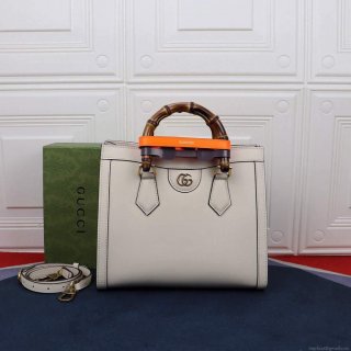 Gucci Diana small tote bag top handle bag 660195 White