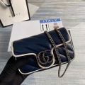 Gucci GG Marmont super mini bag 574969 Navy Blue