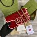 Gucci GG Marmont super mini bag 574969 Wine Red