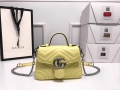 Gucci ‎547260 GG Marmont Mini Top Handle Bag Yellow