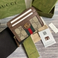 Gucci ‎‎658552 Ophidia GG Card Case Wallet