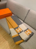 Hermes Avalon Rocabar Cashmere Blanket 29901