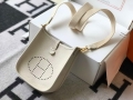 Hermes Evelyne Bag Designer Hermes Mini Crossbody Bag 20396 Gold Buckle Beige