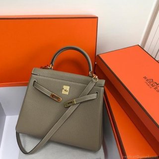 Hermes Kelly Danse 20315 Designer Tote Shoulder Strap Bag Apricot