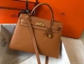 Hermes Sellier Kelly 28cm of Epsom Leather Bag 20335 Tan