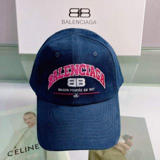 Balenciaga 529192310 Cap black white Classic Baseball Cap with Balenciaga embroidered logo B990061