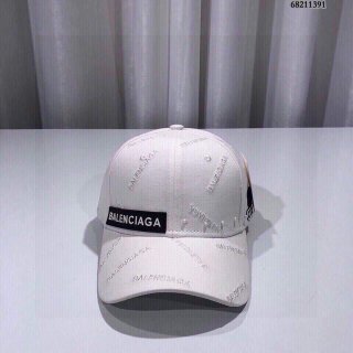 Balenciaga 529192310 Cap black white Classic Baseball Cap with Balenciaga embroidered logo B990073