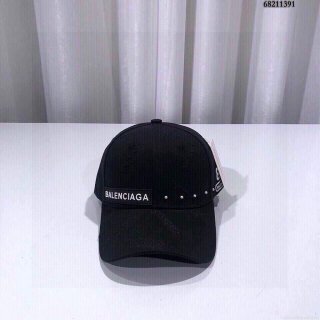 Balenciaga 529192310 Cap black white Classic Baseball Cap with Balenciaga embroidered logo B990074