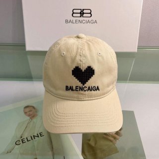 Balenciaga 529192310 Cap black white Classic Baseball Cap with Balenciaga embroidered logo B990115