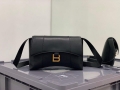 Balenciaga 671355 Women’s Downtown XS Shoulder Bag Black