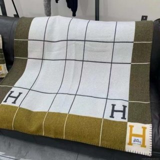 Hermes H102668 Avalon Rocabar Cashmere Blanket 299238