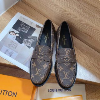 Louis Vuitton Women’s Shoes 1AACXY Chess Flat Loafers 183999