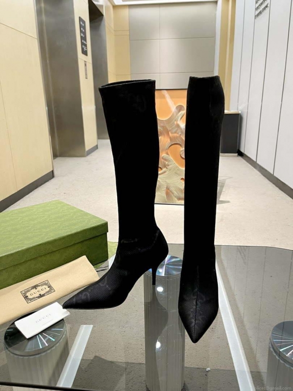 Gucci Women Shoes Style ‎715584 AFE70 2341 Gucci women’s knee-high boot 191527