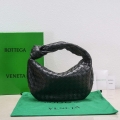 Bottega Veneta BV 690225 Teen Jodie intrecciato leather shoulder bag Black