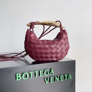 Bottega Veneta BV 744267 Mini Sardine Wine Red