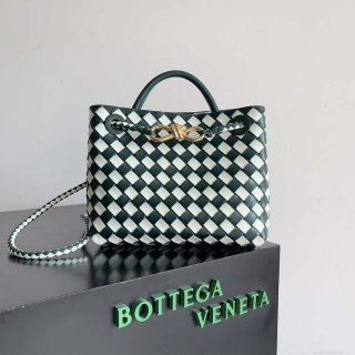 Bottega Veneta BV 779152 Small Andiamo green & White